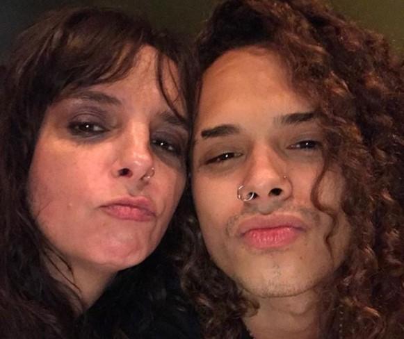 Sandra Regina e o filho Vitão (Foto: Reprodução/Instagram)