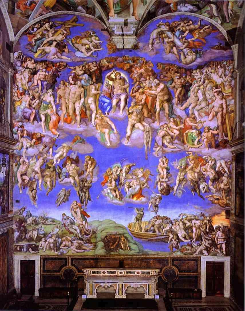 A obra do Juízo Final, por Michelangelo