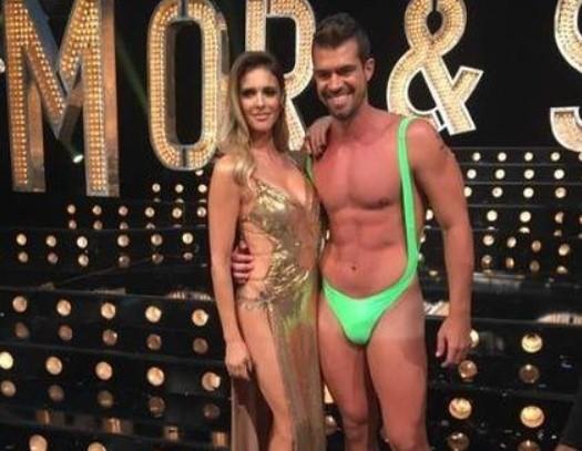 Bruno Miranda interpretava o personagem Borat no programa 'Amor e Sexo' (Foto: Reprodução/TV Globo)