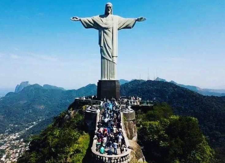 Cristo Redentor, no Rio de Janeiro (Foto: Reprodução/Instagram)