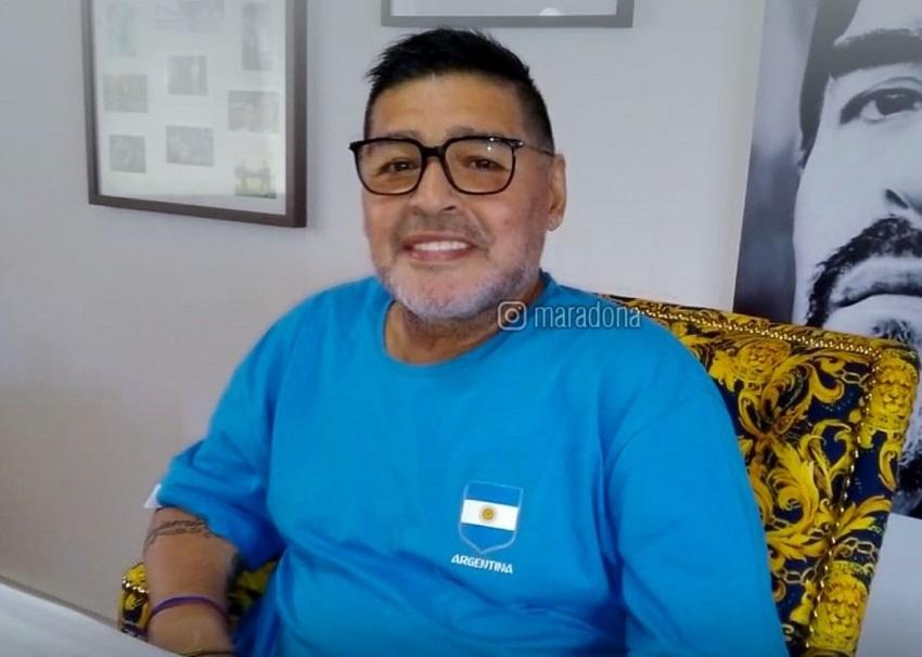 Diego Maradona em registro recente - Foto: reprodução