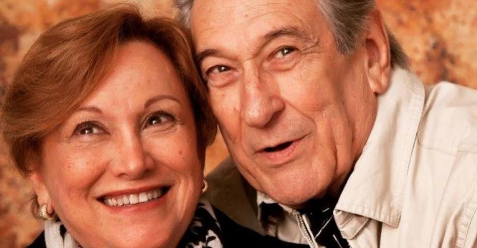 Nicette Bruno e Paulo Goulart foram casados por mais de 60 anos (Foto: Reprodução/Twitter)