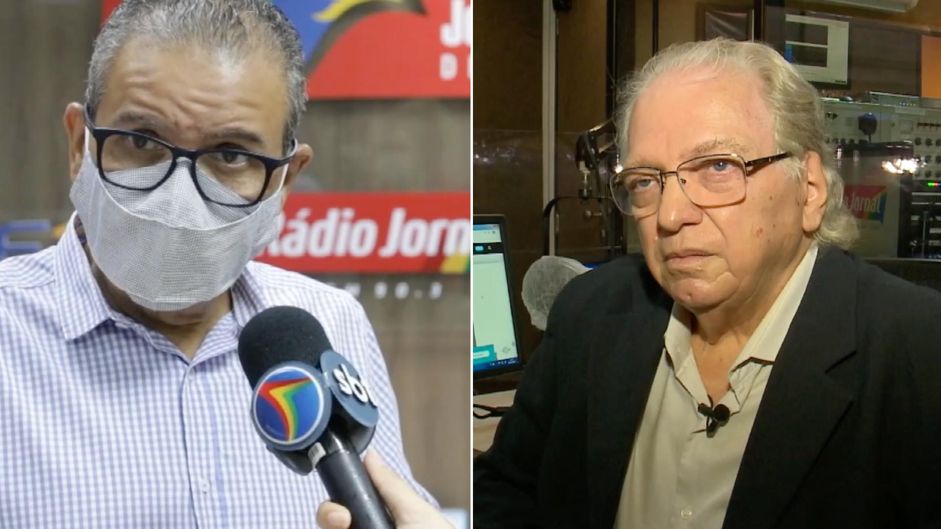 Ciro Bezerra e Paulo Roberto, apresentadores do Redator de Plantão, comemoram o sucesso do programa nesses 30 anos - Foto: TV Jornal/Reprodução