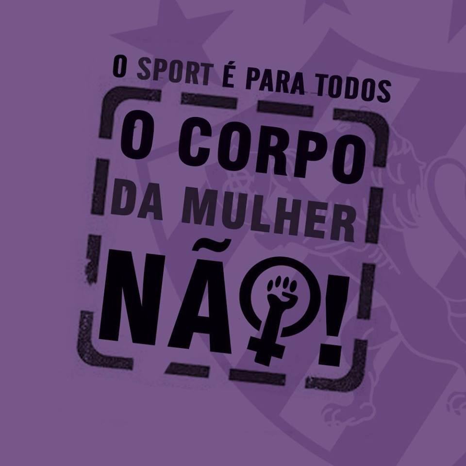 Sport deu exemplo nas redes para combater machismo no futebol. Foto: Divulgação