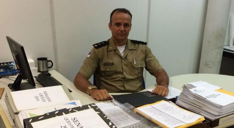 O árbitro Nielson Nogueira também é major da Polícia Militar e concilia as duas atividades profissionais. Foto: Acervo Pessoal