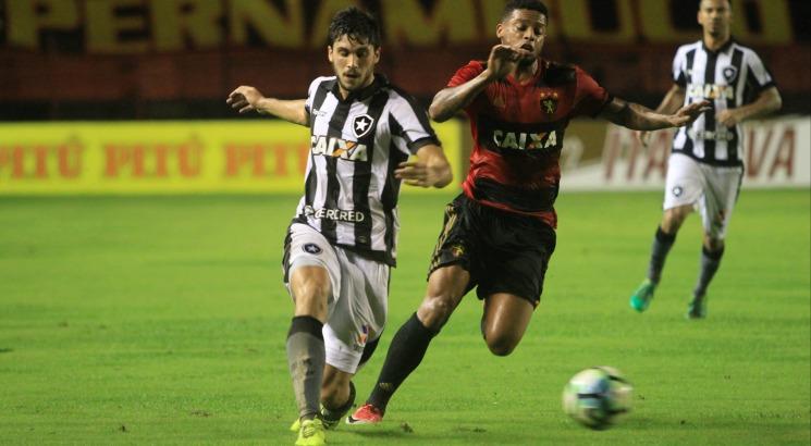 Leão empatou com o Botafogo e saiu da Copa do Brasil. Foto: Guga Matos/JC Imagem