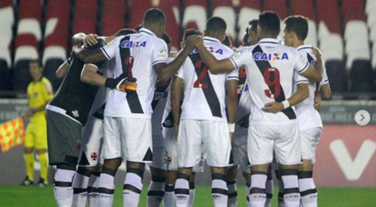 O Vasco foi o time que menos jogou neste ano na Série A. Foto: reprodução/Instagram