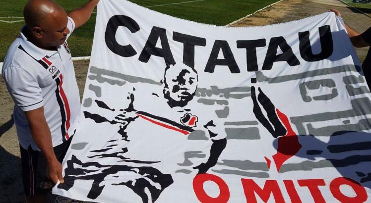 Além de estampar a bandeira, Catatau também é tietado por torcedores tricolores. Foto: Divulgação