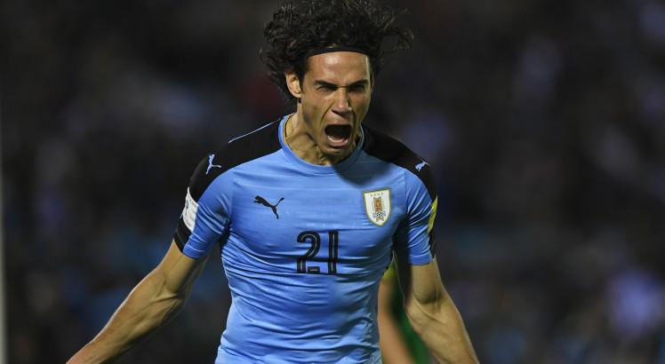 Uruguai garantiu vaga nesta terça. Foto: AFP