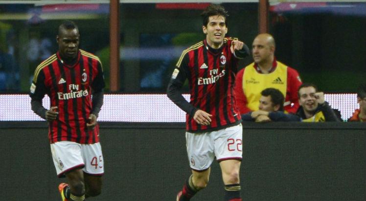 Melhor momento da carreira do jogador foi no Milan. Foto: AFP.