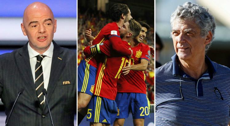 FIFA notifica a Espanha e ameaça deixar seleção fora da Copa de 2018