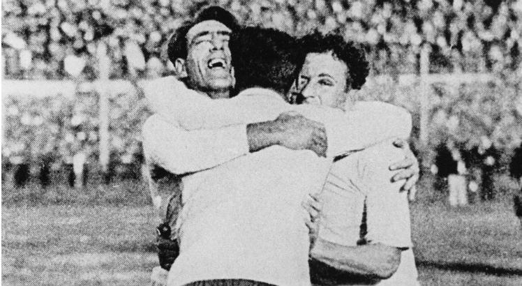 Seleção uruguaia já tinha dois títulos olímpicos e celebrou o fato de ser a primeira equipe campeã de uma Copa. Foto: Divulgação