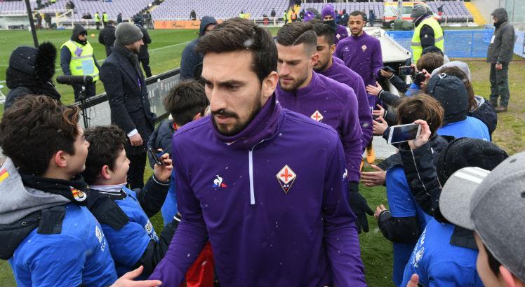 Astori era capitão da Fiorentina. Foto: AFP