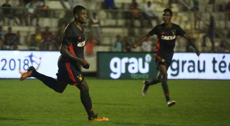 Anselmo marcou seu segundo no Pernambucano e terceiro na temporada. Foto: Williams Aguiar/Sport Club do Recife