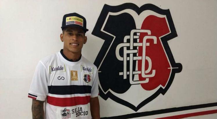 Mailton estava no sub-20 do Palmeiras. Foto: Divulgação/Santa Cruz