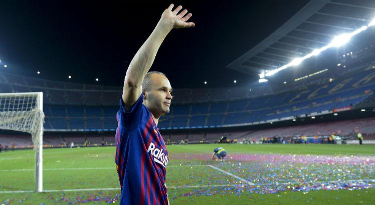 Jogador fez sua última partida pelo clube catalão. Foto: Josep LAGO / AFP