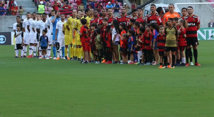 O Sport empatou em 1x1 com o Corinthians. Foto: Bobby Fabisack/JC Imagem