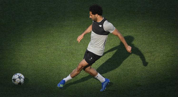 Salah optou por não fazer jejum antes da final da Liga dos Campeões e recebeu críticas nas redes sociais. Foto: AFP