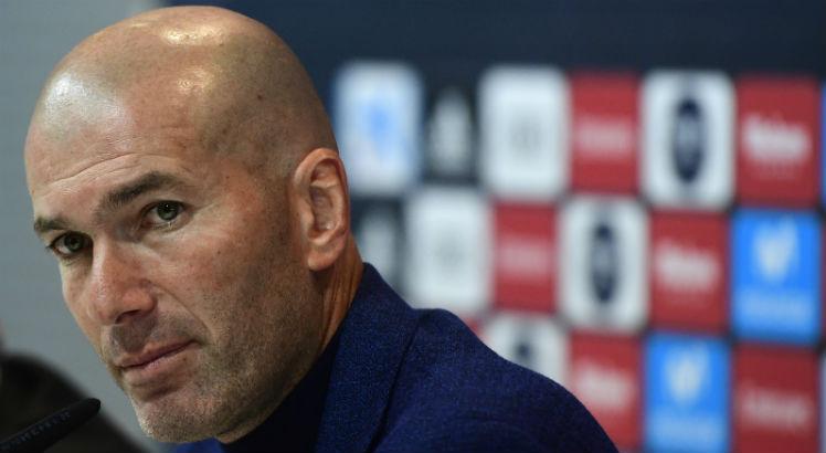 Zidane é o técnico do Real Madrid. Foto: AFP