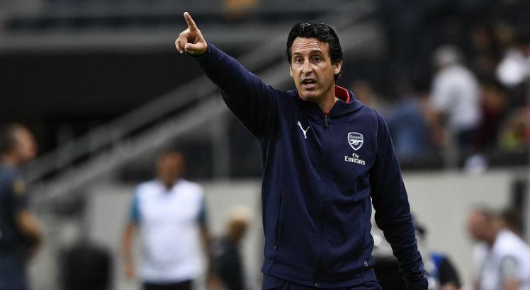 Unai Emery não conseguiu um título sequer no Arsenal. Foto: AFP.