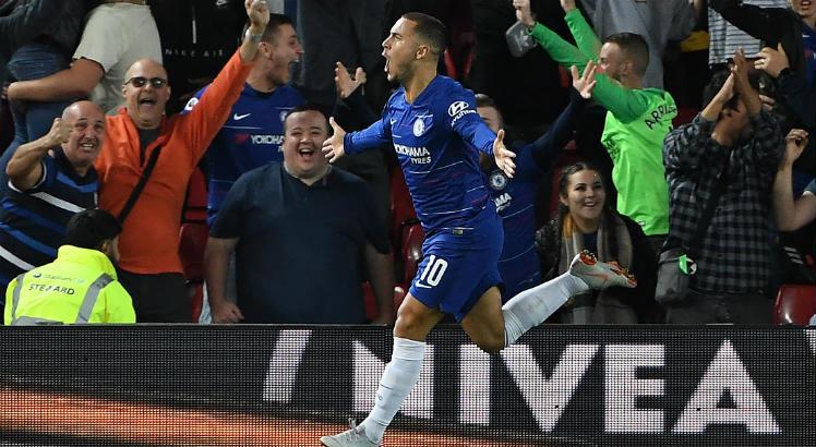 Hazard conquistou a Liga da Europa nesta temporada pelo Chelsea. Foto: AFP