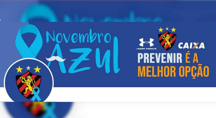 Novembro Azul, busca reforçar a importância da prevenção e do diagnóstico precoce do câncer de próstata. Foto: divulgação/Sport