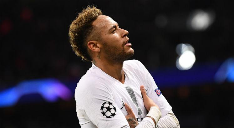 Barcelona e Real Madrid brigam pelo atacante brasileiro Neymar. Foto: AFP
