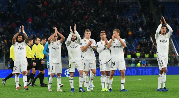 Os jogadores do Real Madrid estão em quarentena como precaução ao coronavírus. Foto: Tiziana FABI / AFP