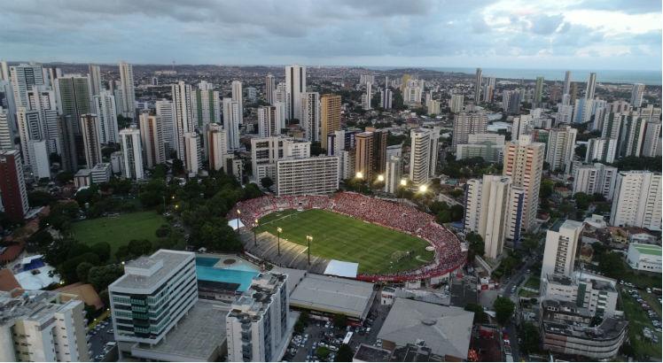 Estádio dos Aflitos foi reinaugurado no primeiro semestre de 2019. Foto: Bobby Fabisak/JC Imagem