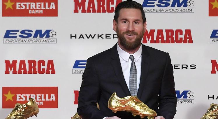Messi conquistou o prêmio pela última vez em 2015. Foto: AFP