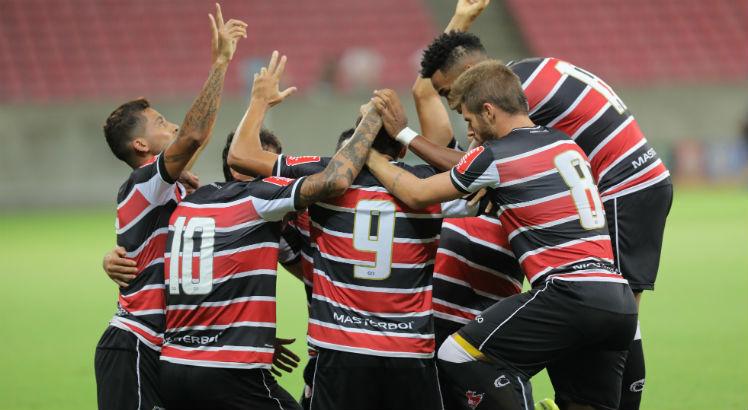 Santa Cruz venceu o Afogados com tranquilidade em São Lourenço da Mata no último jogo. Foto: Bobby Fabisak/JC Imagem