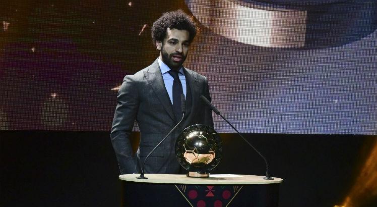 Salah ficou em 4º lugar no prêmio da Fifa. Foto: AFP