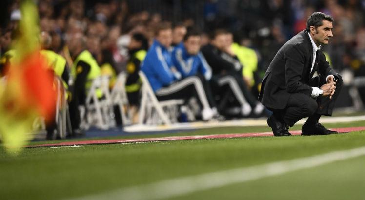 Valverde ainda não sabe se pode contar com Messi. Foto: OSCAR DEL POZO / AFP