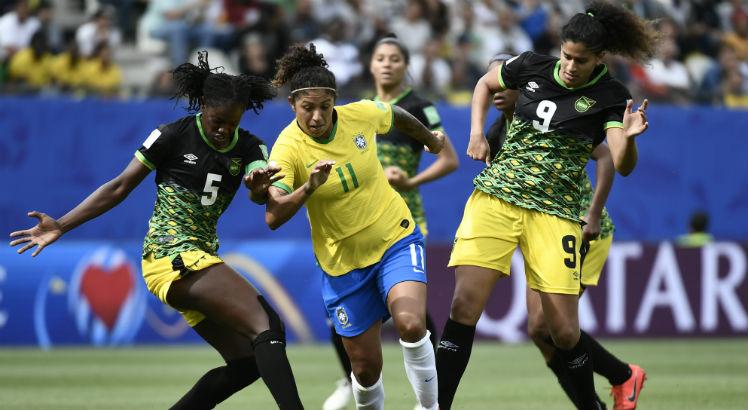 Cristiane é a artilheira da Copa do Mundo, com três gols. Foto: JEFF PACHOUD / AFP