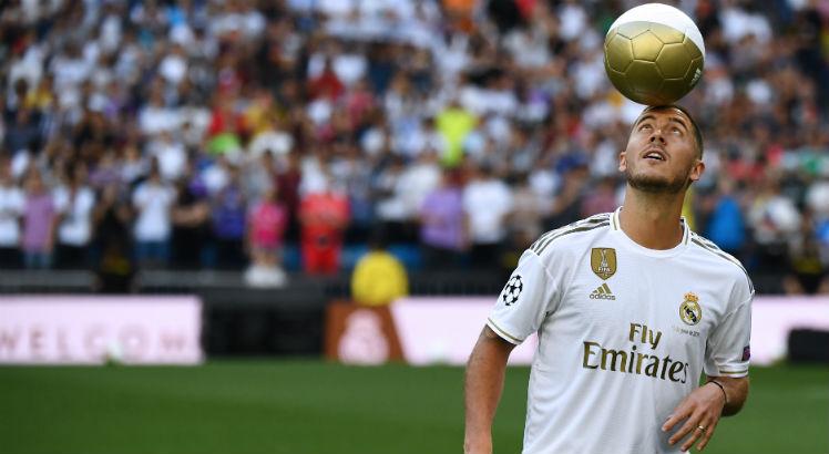 Hazard vai ficar de fora do primeiro jogo do Real Madrid no Campeonato Espanhol. Foto: AFP