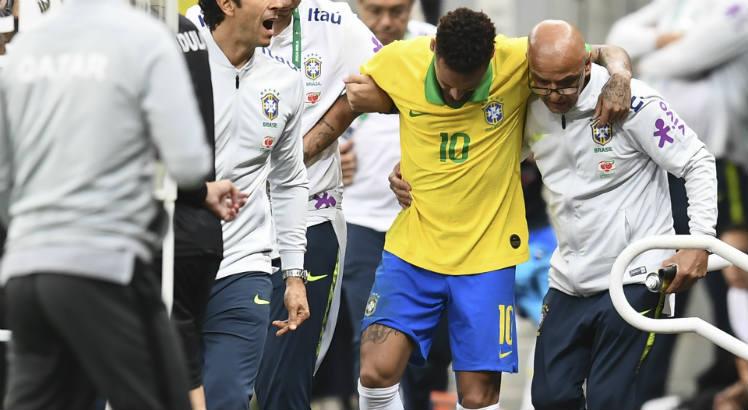 Neymar ficou fora da Copa América por conta de lesão. Foto: AFP.