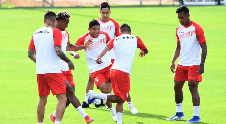 Vários jogadores da seleção do Peru se manifestaram. Foto: AFP