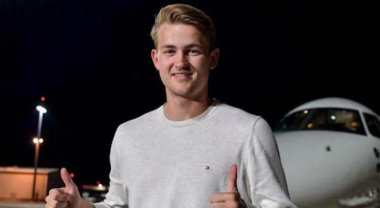 O jovem zagueiro Matthijs de Ligt estava no Ajax. Foto: Divulgação/Juventus