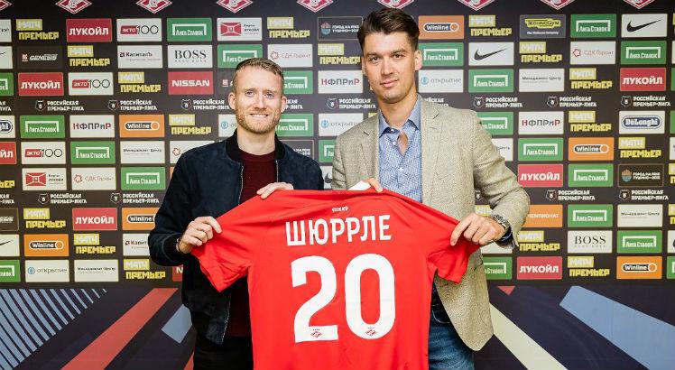Jogador fica por um ano no clube russo. Foto: divulgação/Spartak