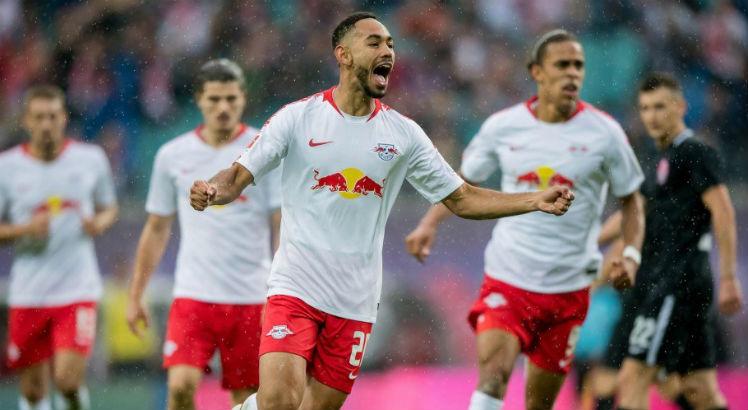 O Leipzig é o terceiro na Bundesliga, que volta sábado. Foto: Divulgação