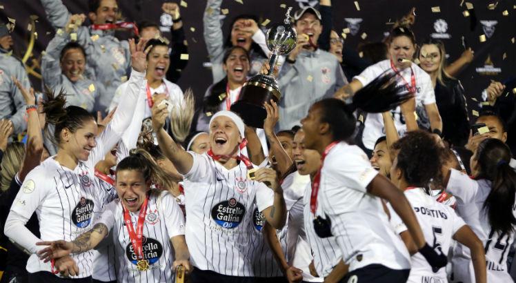 O Corinthians conquistou o bi da Libertadores nessa temporada. Foto: Cristina Vega Rhor / AFP