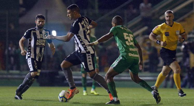 A derrota para o Botafogo selou o rebaixamento da Chape. Foto: Divulgação/Botafogo