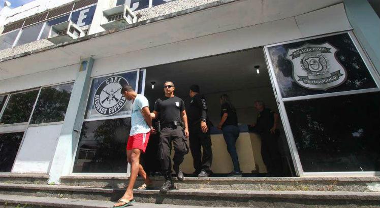 Operação prendeu membros das organizadas de Sport, Náutico e Santa Cruz. Foto: Diego Nigro/Acervo JC Imagem
