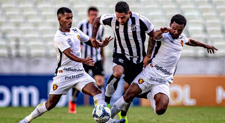 No último jogo pelo Nordestão, Sport perdeu para o Ceará fora de casa. Foto: Stephan Eilert/Ceará