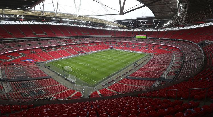 Wembley é uma das sedes da Eurocopa.  Foto: Reprodução/ Twitter