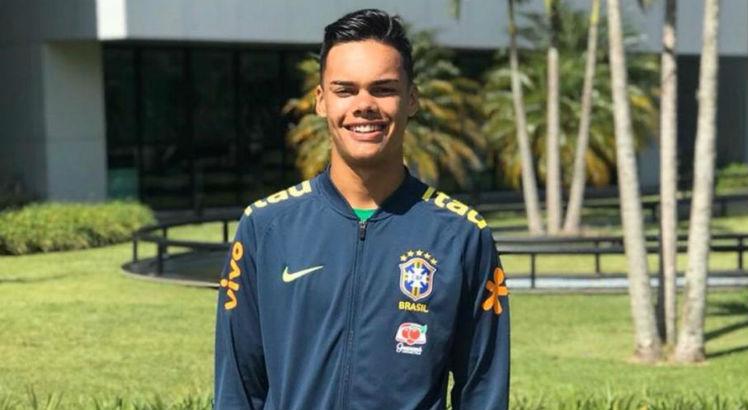 Kawe foi convocado para um período de treinos nas categorias de base da seleção brasileira. Foto: Reprodução/Instagram