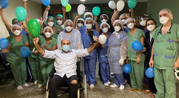 Maciel Júnior recebeu alta hospitalar neste domingo (17). Foto: Reprdoução/Instagram