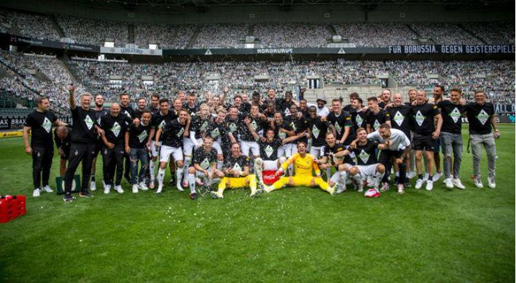 Mönchengladbach venceu por 2x0. Foto: Reprodução/ Twitter