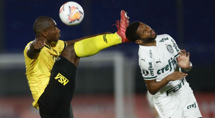 Palmeiras não conseguiu marcar gols fora de casa. Foto: AFP