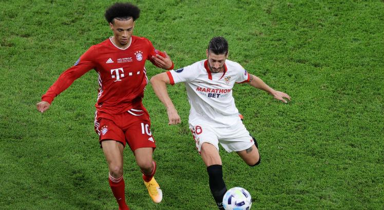Sané foi a principal contratação do Bayern no verão. Foto: AFP